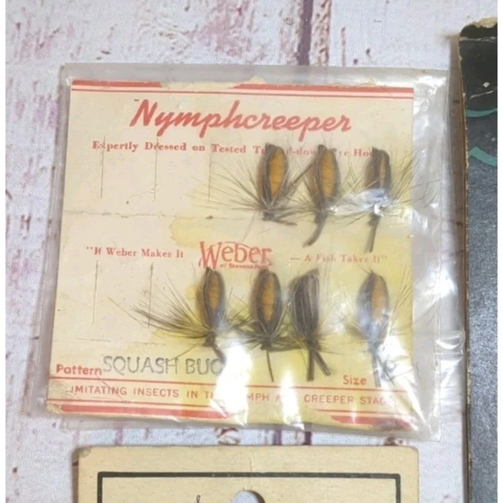 Vintage Lot Of  Hooks, Flies, Bobbers,‎ Everything Including The Kitchen Sink!